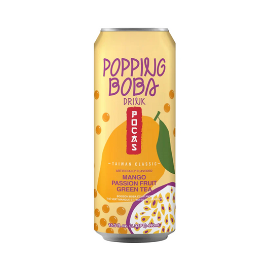 Pocas Popping Boba Mango Passionfruit 24x490ml