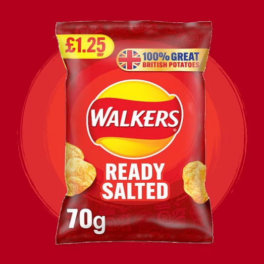 Walkers Ready Salted 18x70g