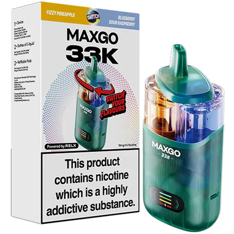 Relx Maxgo 33k Prefilled Pod Vape Kit