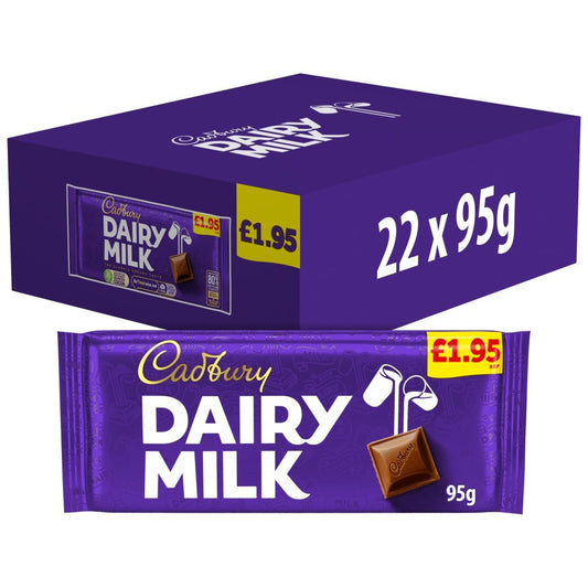 CADBURY DAIRY MILK 22x95G