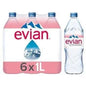 Evian Natural Mineral Water [6 x 1.5L]
