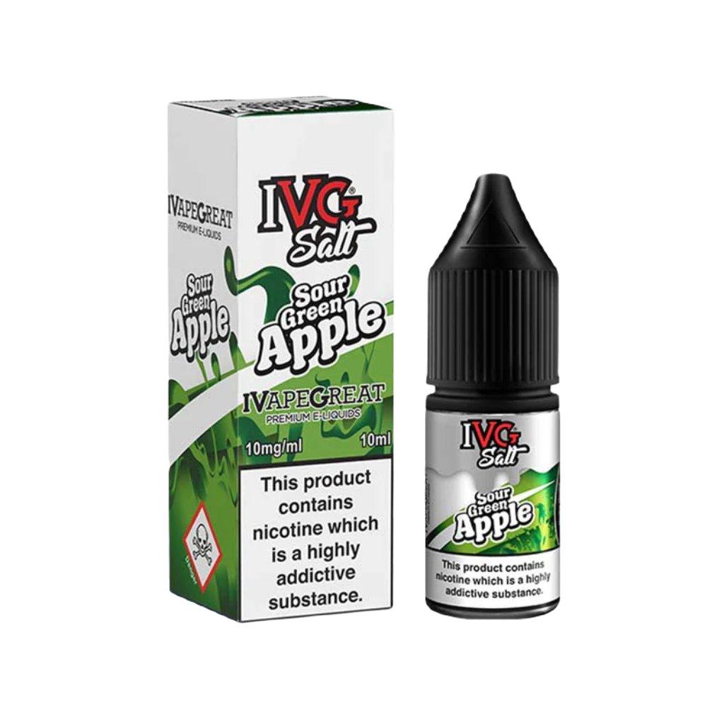 IVG Sour Green Apple Nic Salt - 10mg