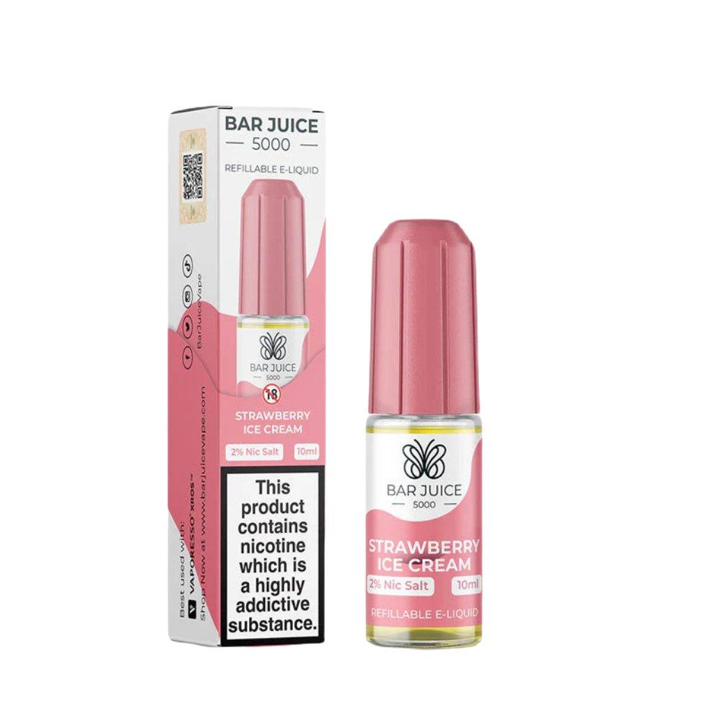 Bar Juice 5000 Strawberry Ice Cream Nic Salt - 10mg