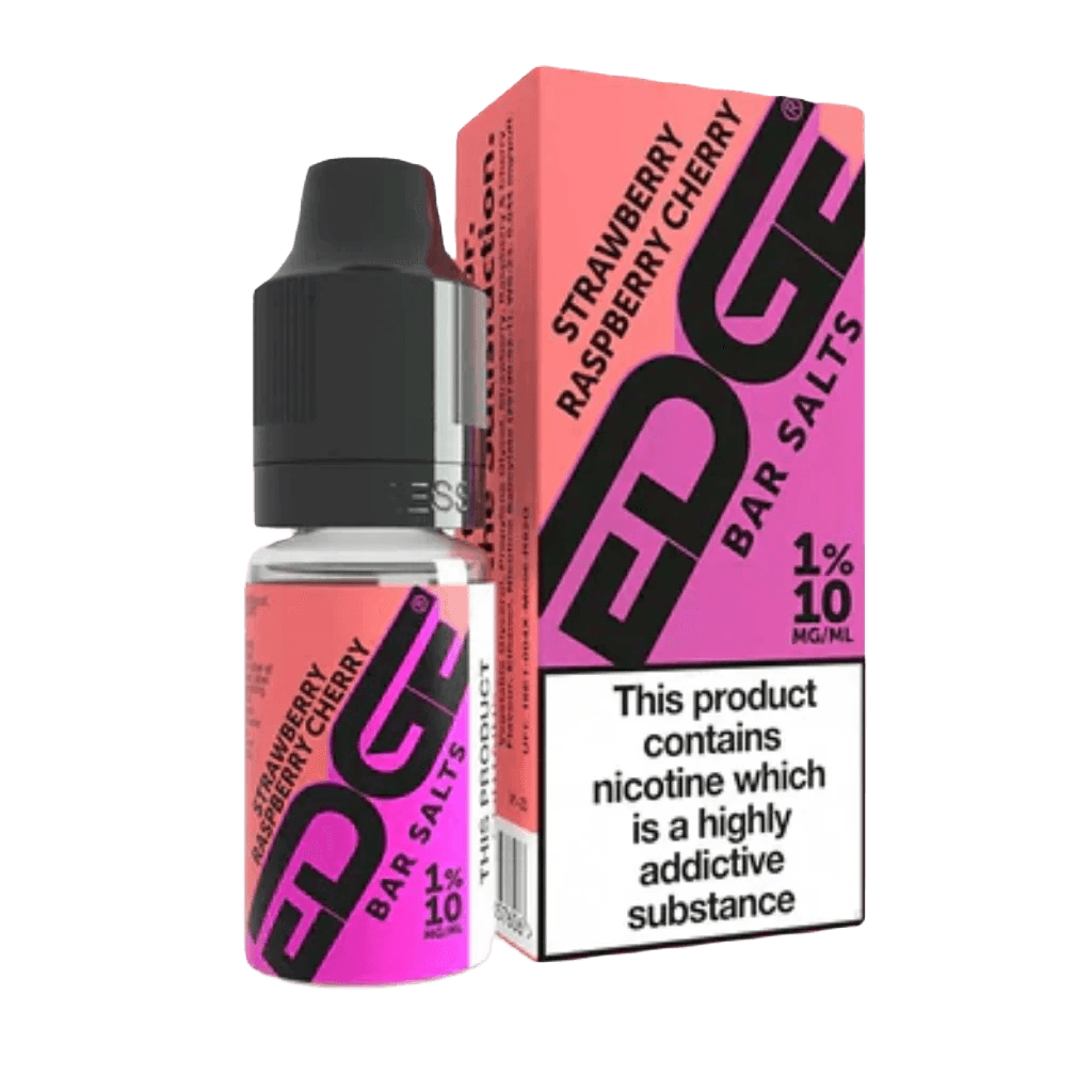 Edge Bar Salts Strawberry Raspberry Cherry Ice Nic Salts - 15mg