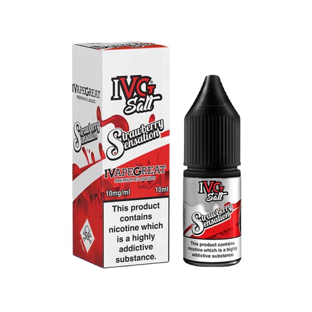 IVG Strawberry Sensation Nic Salt - 10mg