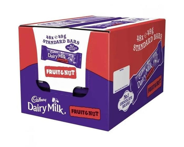 Cadbury Dairy Milk Fruit & Nut 48 x 49g