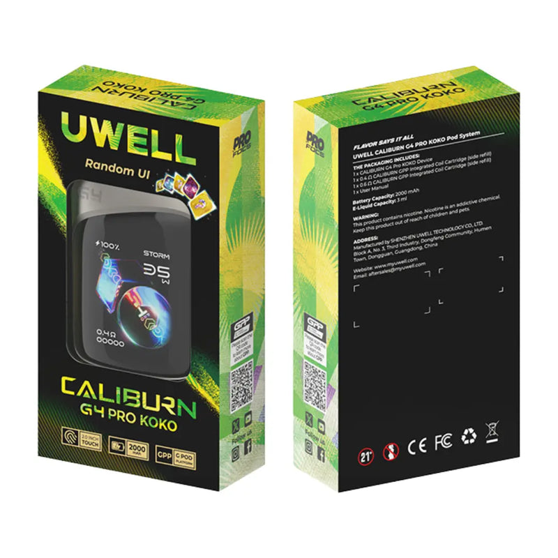 Uwell Caliburn G4 Pro KOKO Pod Vape Kit