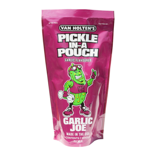 PRINGLE GARLIC JOE  - PICKLE IN A POUCH VAN HOLTENS (12PK)